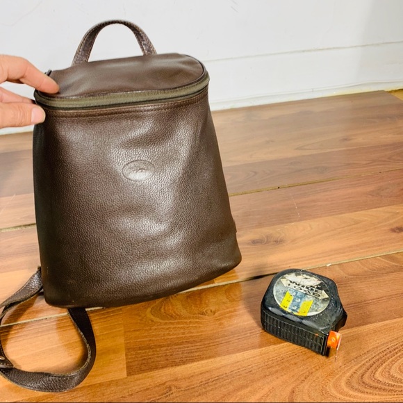 Longchamp small leather backpack - Picture 9 of 12